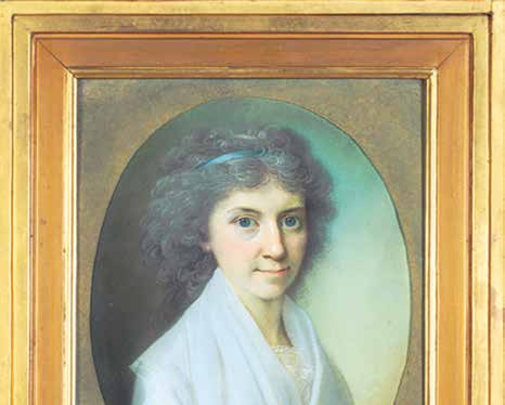 Uppsala slott, norra tornet. Drottning Kristina, Sébastien Bourdon,1653, kopia av Harriet Sundström, 1913. UU 334.