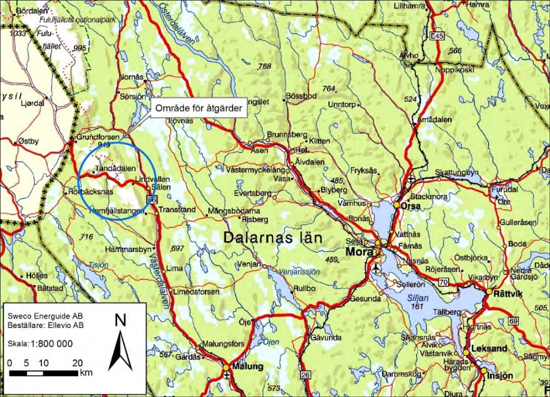 Ellevios planerade ledning är en viktig del i att rundmatning kommer att kunna uppnås i området.