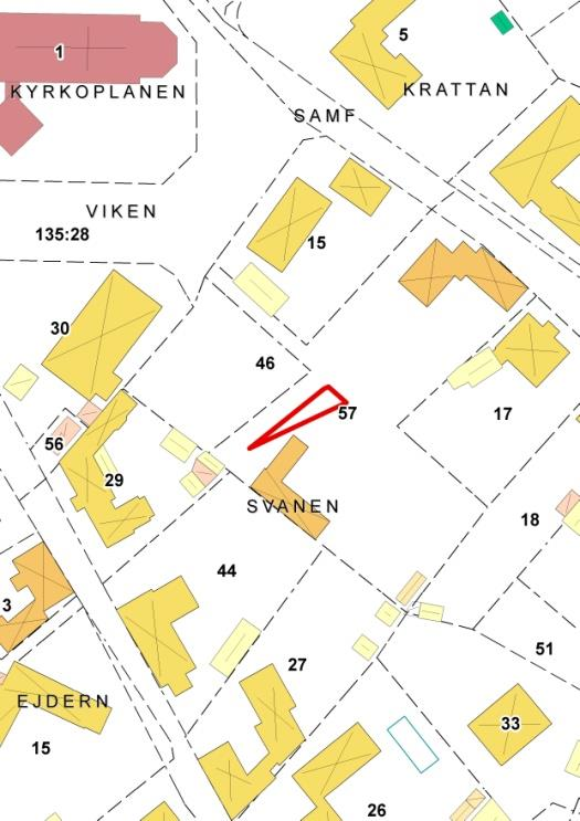 Aktuellt planområde i tätorten Fastigheter i anslutning till planområdet MARKÄGOFÖRHÅLLANDEN Det aktuella planområdet