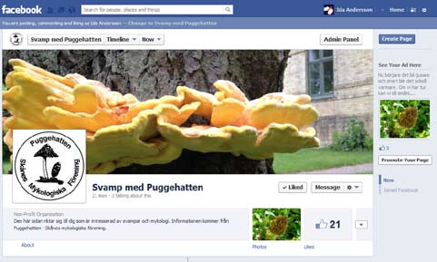 Puggehatten har hittat till Facebook www.facebook.