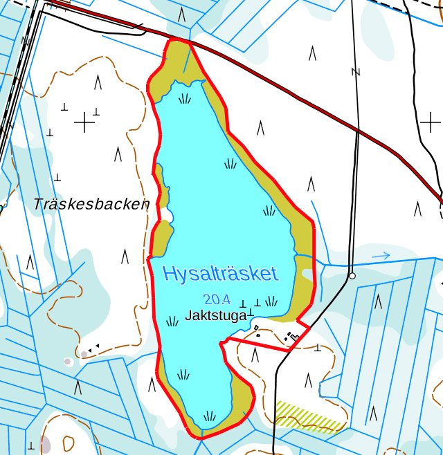 6.3 Bedömning och slutsats Hysalträsket har ingen stor betydelse som fågelsjö, varken för häckande eller flyttande fåglar.