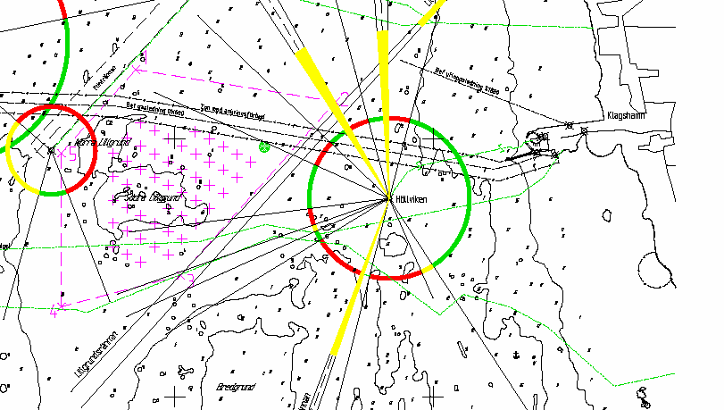 om Lillgrund utbreder sig Bredgrund, ett några km 2 stort grundområde med ett vattendjup av endast 2 3 m.