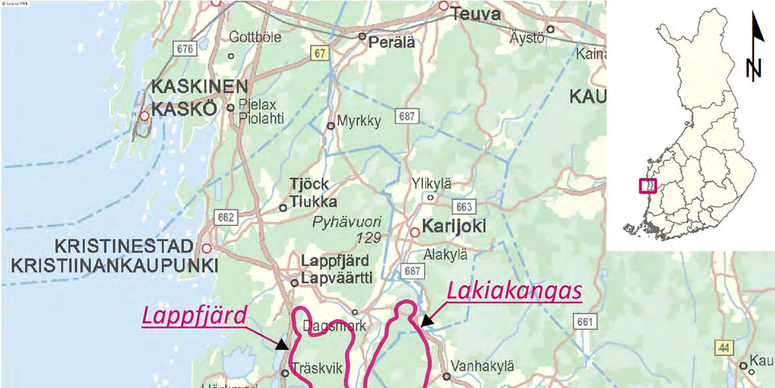 CPC Finland Oy Lappfjärds och Lakiakangas vindkraftsparker 7 FCG Finnish Consulting Group Ab 1 INLEDNING 1.
