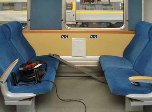 Interiöra dekaler trafikantinfo, vagndel B X11-B-1 X11-B-3 A Toalett
