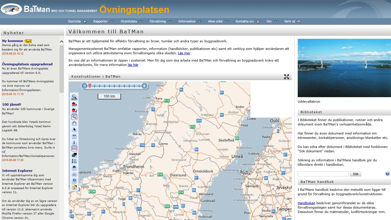 I övningsplatsen finns ett begränsat antal konstruktioner beskrivna, kopior från den skapa BaTMan. Bland annat hittar du konstruktionerna 10-633-1, 10-552-1, 10-639-1 och 3500-5492-1 där.