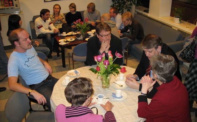 Också kaffeservering ordnas när terminen inleds.