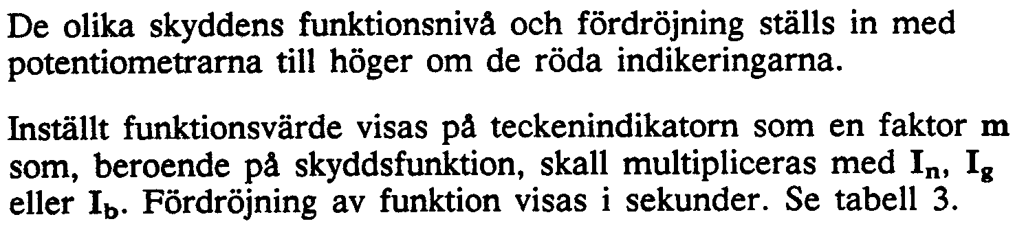 Vid utlösning indikeras utlösande funktion med blinkande ljus.