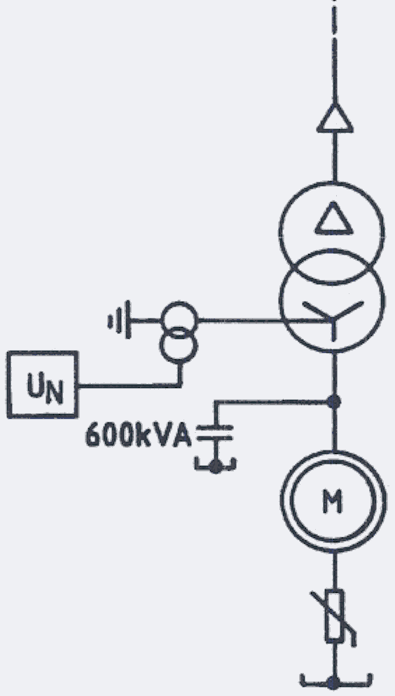 4000 kv A. Maximalt tillåten kontinuerlig minusföljdsström = 7 % av pulsföljdsströmmen. Termisk tidkonstant 'f = 15 minuter.