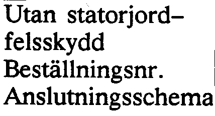 Bleställningsn11mmer Tabell 1.