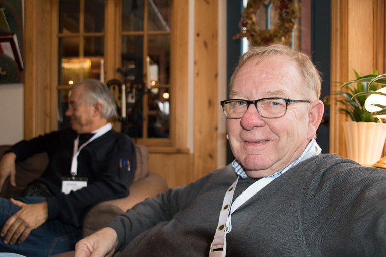 Håkan Brandt från brf Bjälken i Karlstad har arbetat för HSB centralt i drygt 30 år. Roligt att komma hit och träffa folk.