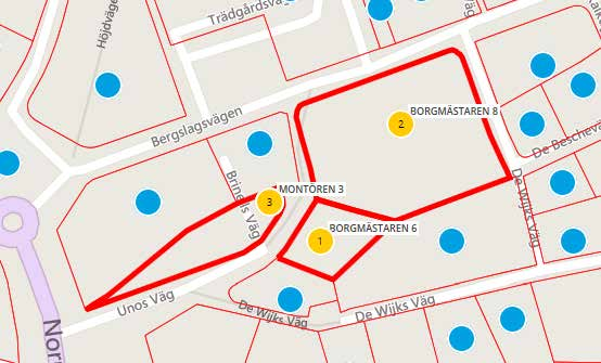 Tomtkarta och foto Nuvarande planförhållanden Gällande plan är DP Vårdcentrum med lagakraft 2015-03-24.