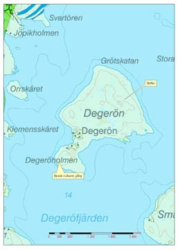 Skogsaverkningar har förändrat stora delar av öns skogar. Över Degeröholmen finns ett äldre hygge där även avverkning har skett över hällmarker och klapperstensfält.