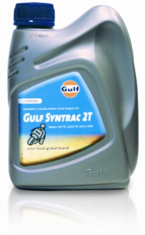 GULF SYNTRAC 2T 100% SYNTET 100% syntetisk 2-taktsolja som överträffar de strängaste kraven från de mest betydande tillverkarna av 2T-motorer.