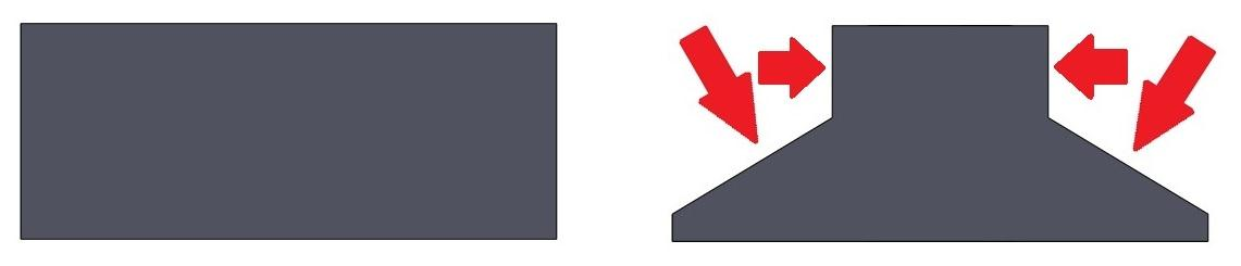 a) En obearbetad laxkil b) En bearbetad laxkil Figur 1.