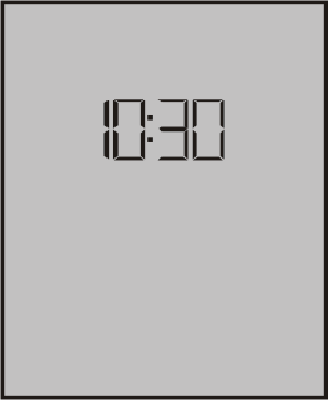Strömbesparing En digital klocka visas som skärmsläckare på displayen när telefonens funktioner inte har använts under en viss tid.