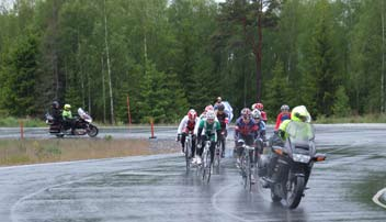 dag. Klubben visade upp sig och hade en övning på trampcykel.