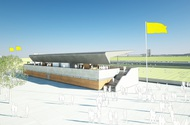 Nybyggnad av arena i Lund Milan Mätkonsult AB Klostergårdens IP Sammanställning av projekteringsunderlag, modellering och upprättande av terrängmodeller för maskinstyrning.
