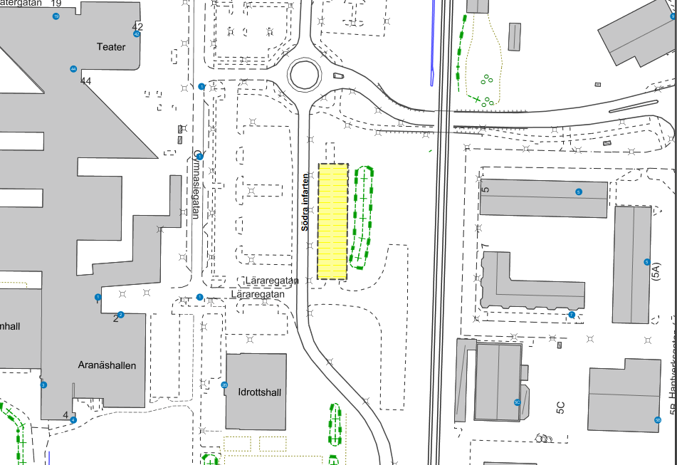 1384 2016-00307 Kungsbacka kommuns lokala trafikföreskrifter om parkering på Södra infarten; beslutade den 5 december 2016. Kungsbacka kommun föreskriver med stöd av 10 kap.