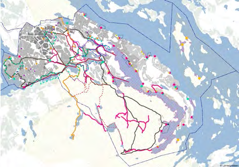 PLANERINGSUNDERLAG 5 En aktiv kommun Stockholmsregionen och Tyresö har målet att utbudet av kultur- och fritidssysselsättningar ska vara stort och bra, samt att det ska fnnas goda friluftsmöjligheter