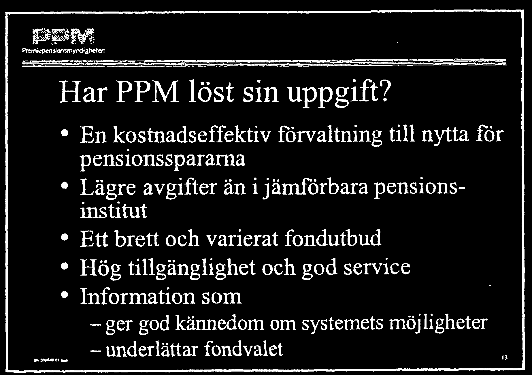 UTFRÅGNING OM