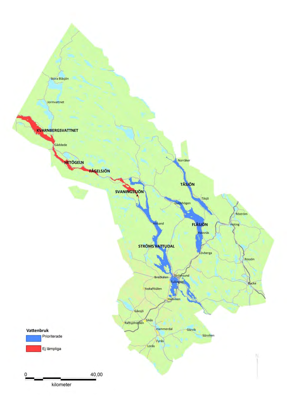 Areella näringar: Vattenbruk 2011 inledd EU projektet AQUABEST ett arbete (på uppdrag av Regionförbudet Jämtlands län) med målsättningen att lokalisera ett tiotal stora fiskodlingsplatser i länet med