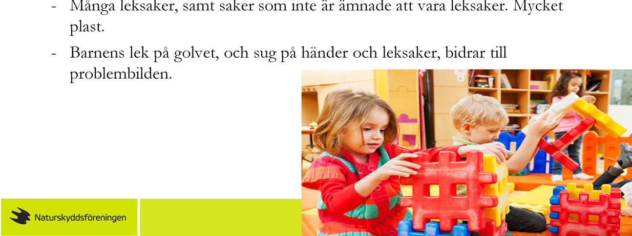 Referenser: tex - Brominated flame retardants and perfluoroalkyl acids in Swedish indoor Microenvironments. Björklund 2012.