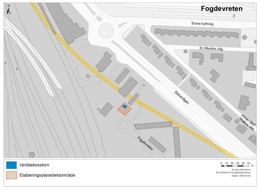 i anspråk under byggskedet som arbetsområden