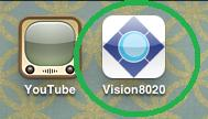 4 Använd din App Genom att klicka på ikonen för Vision80/20 startar du applikationen, den loggar automatiskt in mot ditt Vision80/20 system. 4.