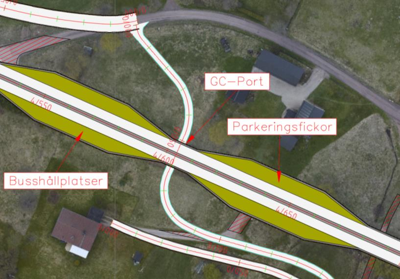 Gång/cykel-port km