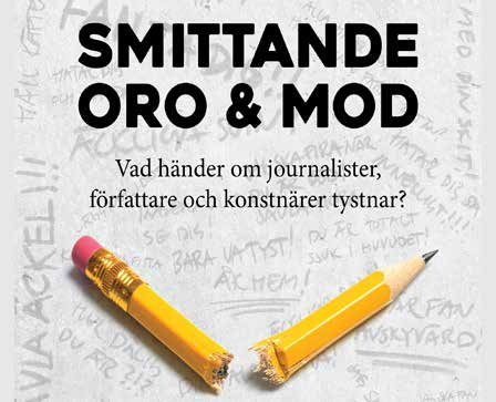 KONSTPROJEKTET - SMITTANDE ORO OCH MOD Ale kommun och elva andra kommuner i Göteborgsregionen deltar i ett konstprojekt som belyser rädsla och mod kopplat till demokrati och yttrandefrihet.