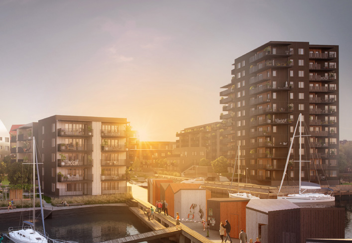 Sländan Södertälje 744 bostäder Hyresrätt och bostadsrätt Maria