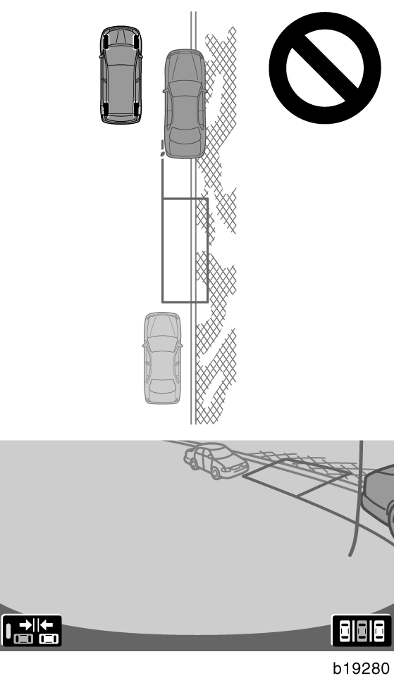 ÖVRIG UTRUSTNING 239 Verkligt läge Kontrollera runt omkring bilen.