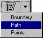Mäta in en yta enligt ovan, men i stället för Boundary (gräns) väljer du Path (linje).