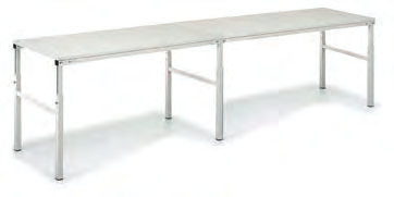 vinkelbord Alla TP standardbord kan levereras som en vinkelenhet. Monteras mot TP-bordets framsida. Bordstorl.