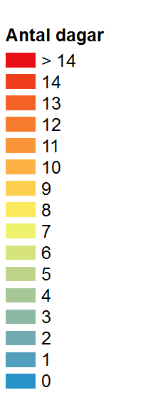 är 2 dagar Värmebölja