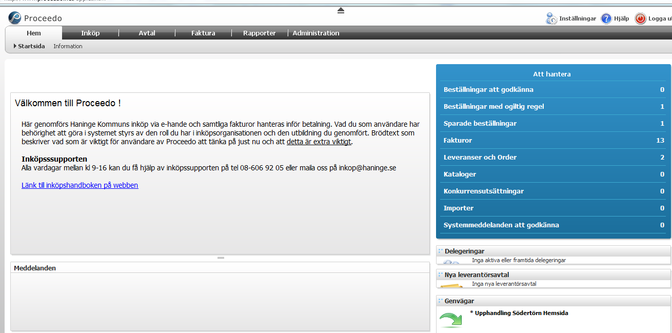 1 Systemkrav För att kunna köra Proceedo behöver följande komponenter vara installerade/aktiverade på datorn.