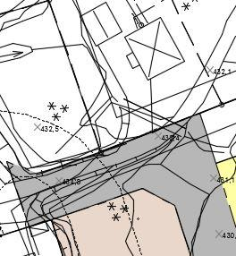 Planerade bostäders in- och utfarter kommer ske mot denna och den kommer att angöras mot Tullbacksvägen. Fastigheter väster om Silveruddsvägen kommer ha utfart mot Silveruddsvägen.