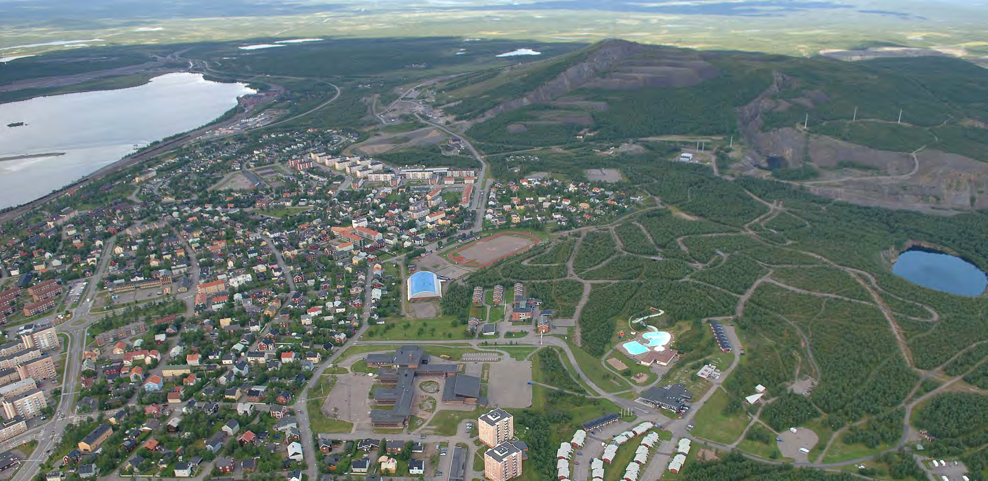 3 - Fjällskog De sydöstvända sluttningarna i Tuolluvaara är beväxta med gammal barrblandskog.