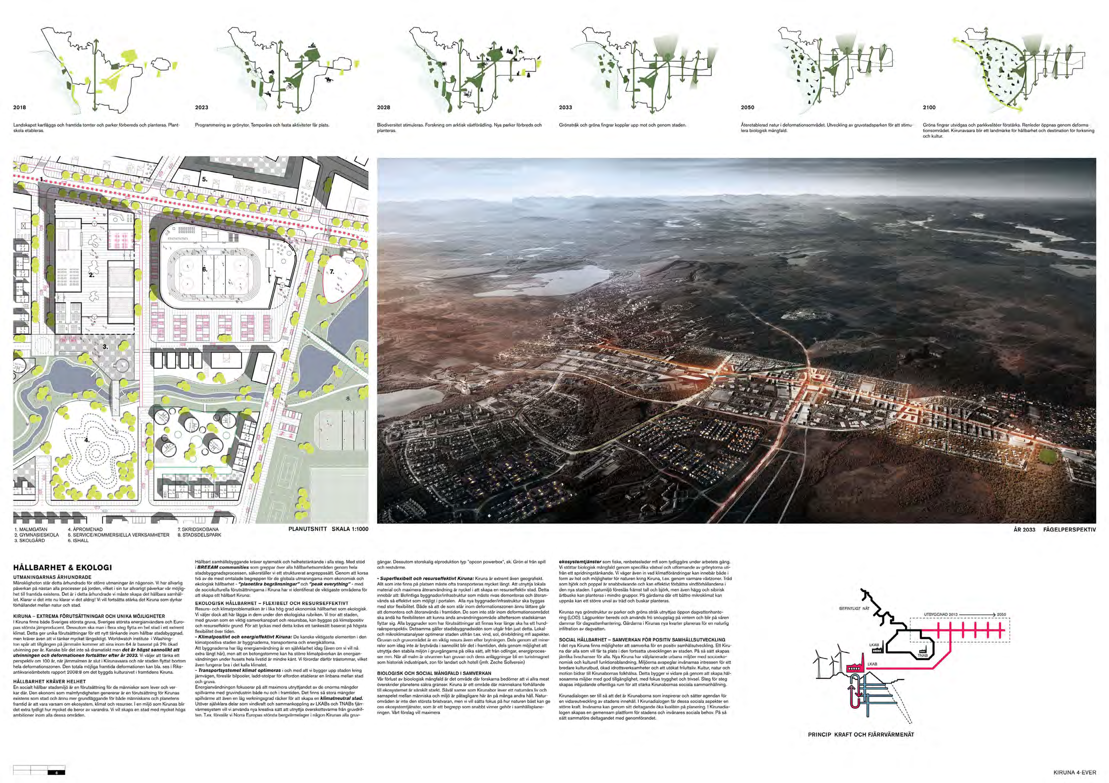 I den utreddes den trafiktekniska standarden och konsekvenserna för miljö, trafiksäkerhet och tillgänglighet för de olika alternativen, varefter beslut fattades om vilken vägsträcka man skulle arbeta