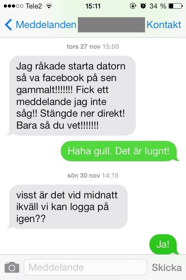 öppnings linje för online dating meddelande