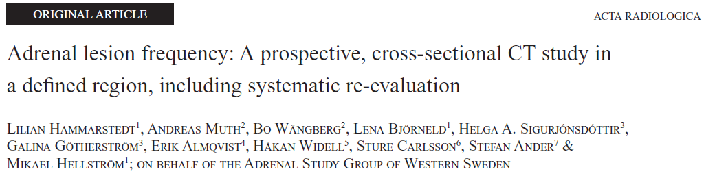 Acta Radiol 2010 Dec;51(10):1149-56 Re-evaluation of 3.