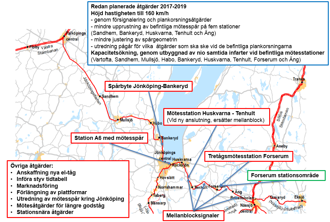 Ärendenummer; Objektnummer: TRV 214/4675; YSY2 Kontaktperson: Christina Ripa, 1-124 2 4, christina.ripa@trafikverket.se Falköping-Nässjö, kapacitetsåtgärder alt Station A6, YSY2 1.