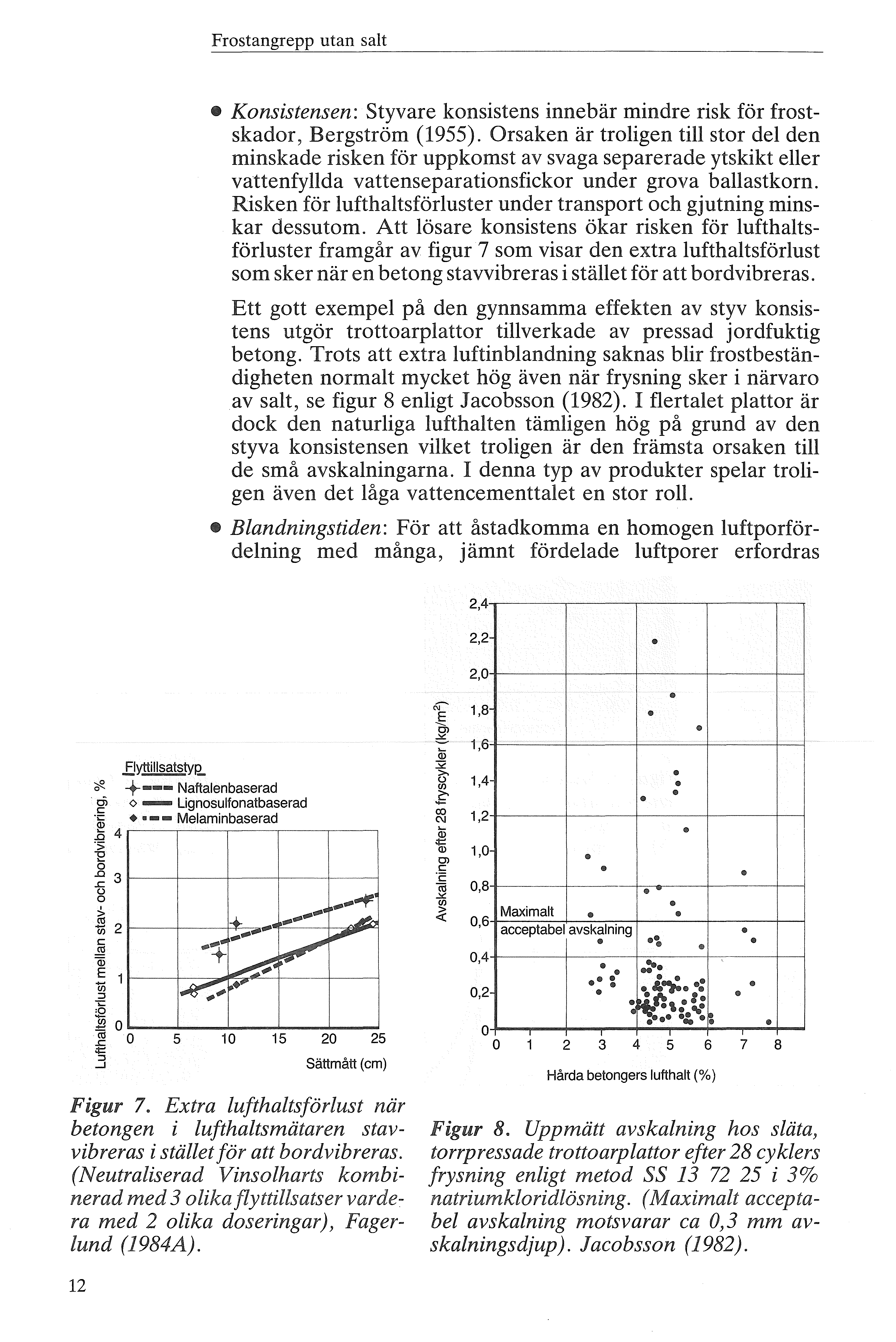 Frstangrepp utan sat t Knsistensen: Styvare knsistens innebär mindre risk för frstskadr, Bergström (1955).