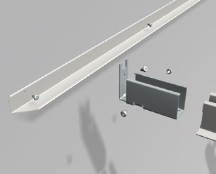 Modulstorlek Undertaksystemets modulstorlek är 1200 x 1200 mm.