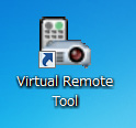 7. Supportprogram för användare Steg 3: Starta Virtual Remote Tool Börja använda genvägsikonen Dubbelklicka på genvägen på skrivbordet i