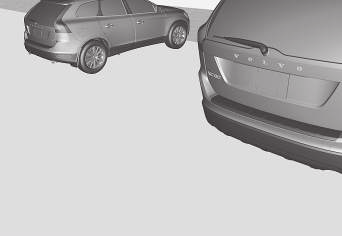 Linjerna på skärmen projiceras som om de befann sig i markplan bakom bilen och är direkt beroende av rattutslaget, vilket gör att föraren ser den väg bilen kommer att ta även då bilen svänger.