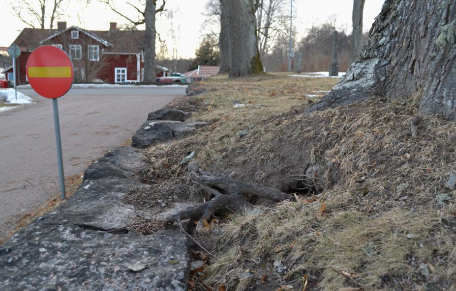 potthål vid ett av