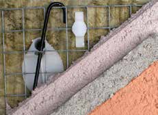 Ingående systemkomponenter Serporoc Fasadsystem Therm 321 Skiva mineralullsskiva av