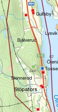 17 (31) 2. Klätten Klättens delområde är beläget norr om Sunne tätort, längs med E45. Inom delområdet har E45 en ÅDT på 3 910 fordon (2014).