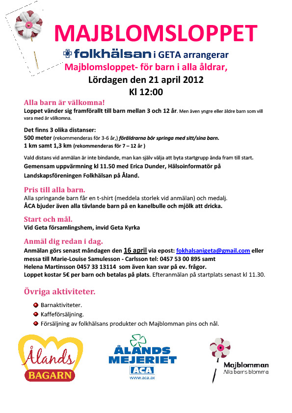 Information TALKA I KÄRINGSUND SÖDRA HÅLET Lördag 14 april start kl. 10.00. Tag med egna redskap - röjsåg och motorsåg! Hoppas på skapligt väder! Korv och dryck efter utfört arbete!